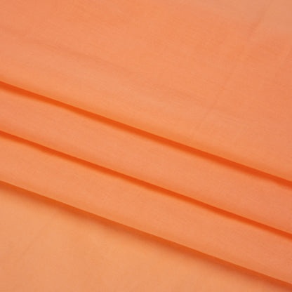 Famous Australian Designer Peach Cotton Voile Folded