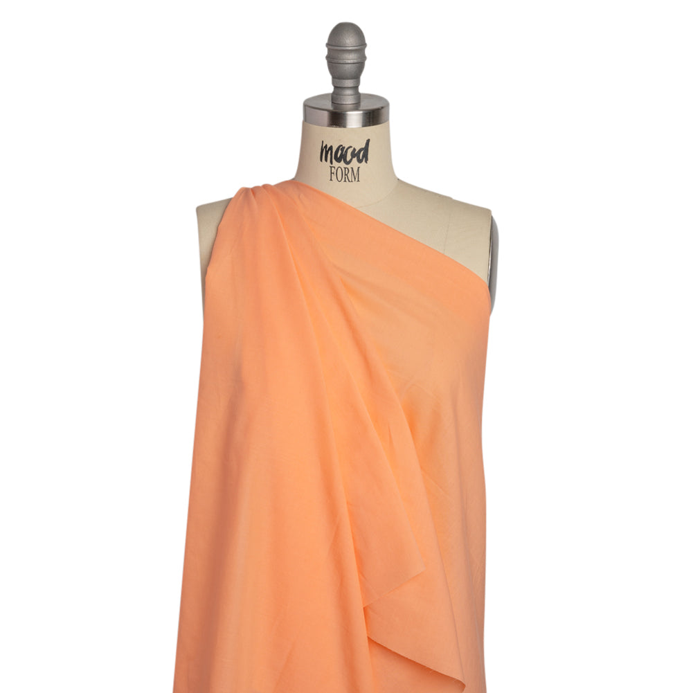 Famous Australian Designer Peach Cotton Voile Drape