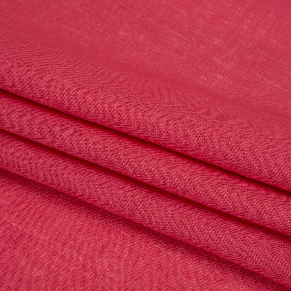 Famous Australian Designer Magenta Lightweight Linen Woven Folded