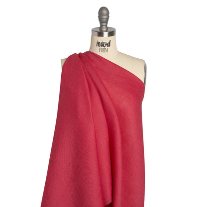 Famous Australian Designer Magenta Lightweight Linen Woven Drape