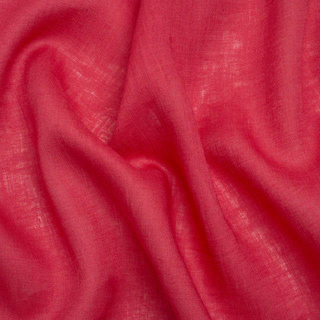 Famous Australian Designer Magenta Lightweight Linen Woven