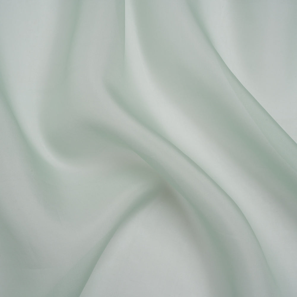 Famous Australian Designer Seafoam Silk Organza