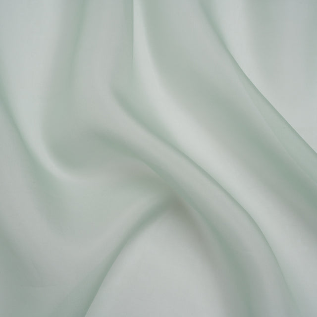 Famous Australian Designer Seafoam Silk Organza