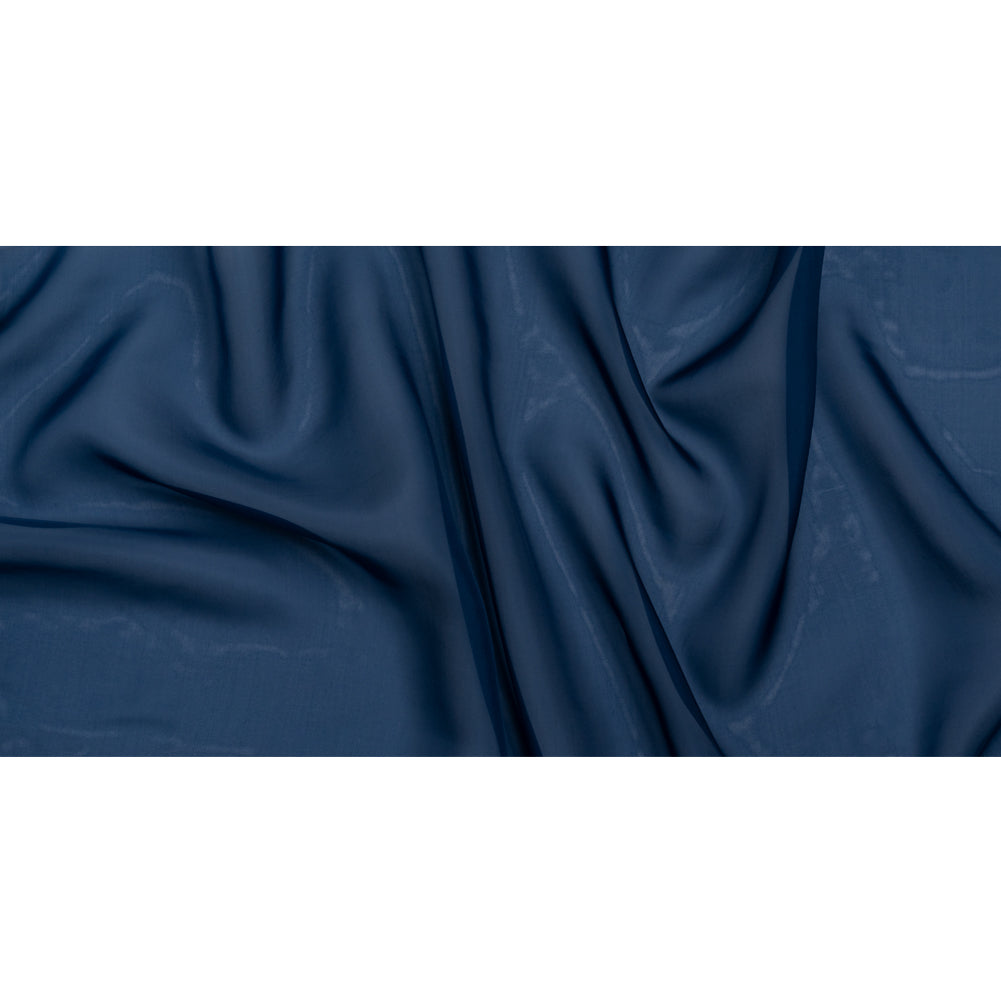 Famous Australian Designer Navy Silk Organza Full