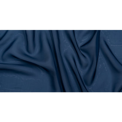 Famous Australian Designer Navy Silk Organza Full