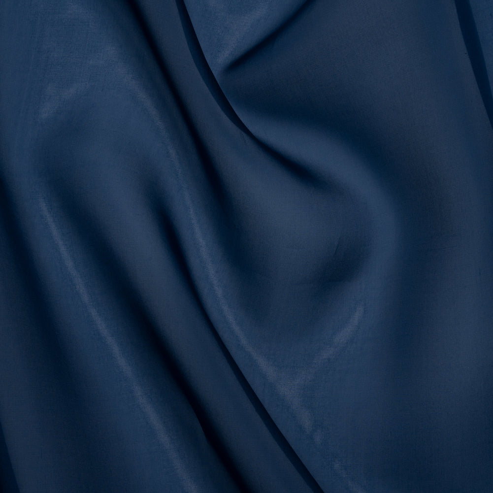 Famous Australian Designer Navy Silk Organza