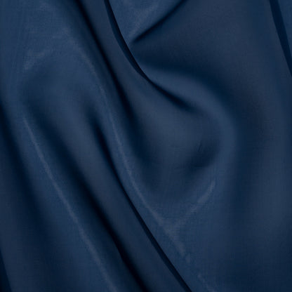 Famous Australian Designer Navy Silk Organza