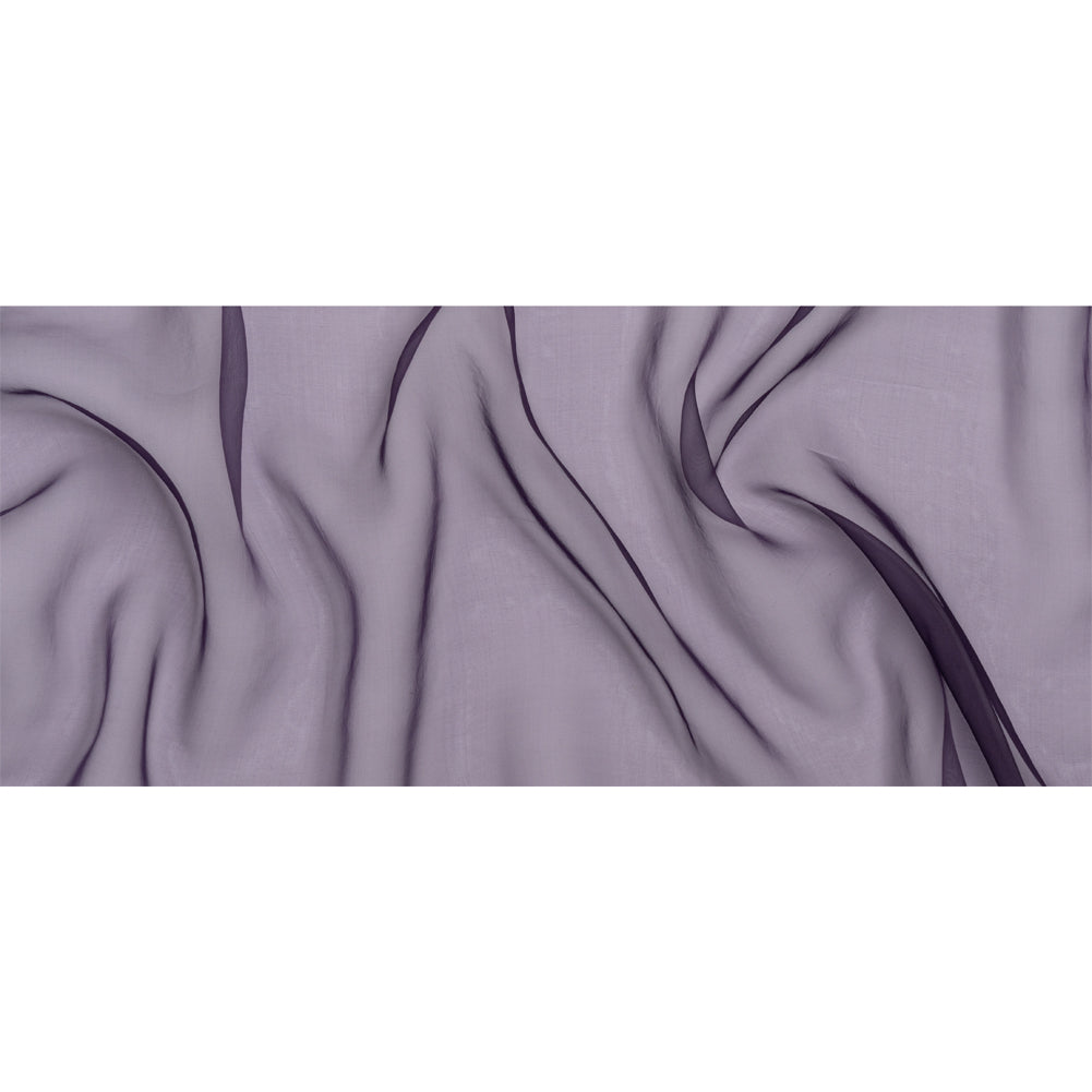 Famous Australian Designer Eggplant Lightweight Silk Organza Full