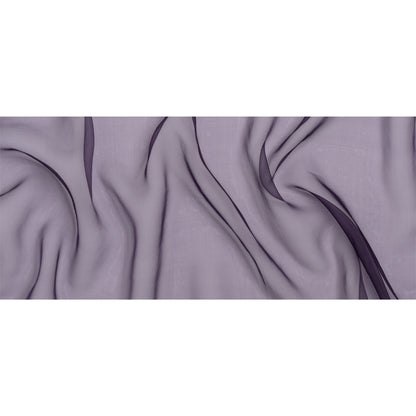 Famous Australian Designer Eggplant Lightweight Silk Organza Full