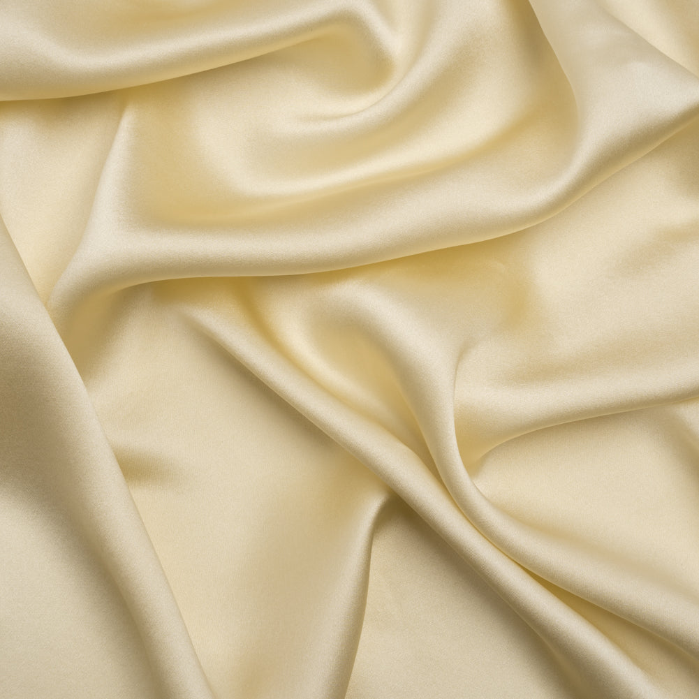 Famous Australian Designer Champagne Lightweight Silk Satin
