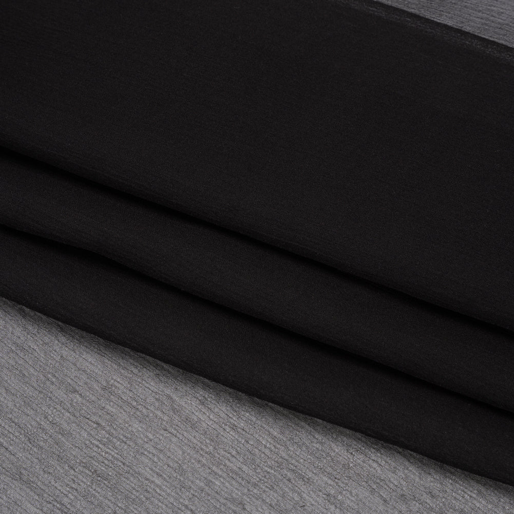 Famous Australian Designer Soil Crinkled Silk Chiffon Folded