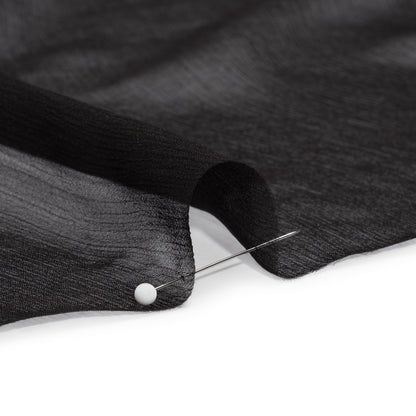 Famous Australian Designer Soil Crinkled Silk Chiffon Detail