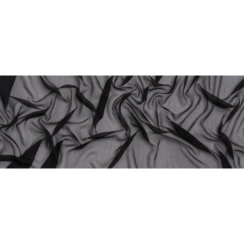 Famous Australian Designer Soil Crinkled Silk Chiffon Full