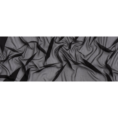 Famous Australian Designer Soil Crinkled Silk Chiffon Full