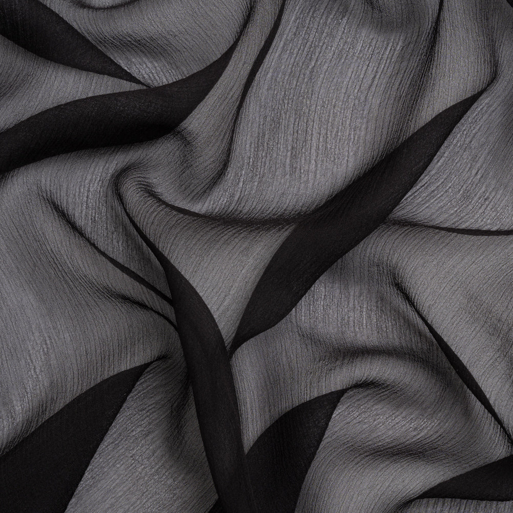 Famous Australian Designer Soil Crinkled Silk Chiffon