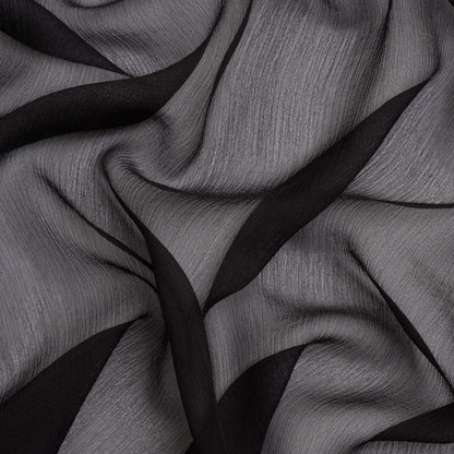 Famous Australian Designer Soil Crinkled Silk Chiffon