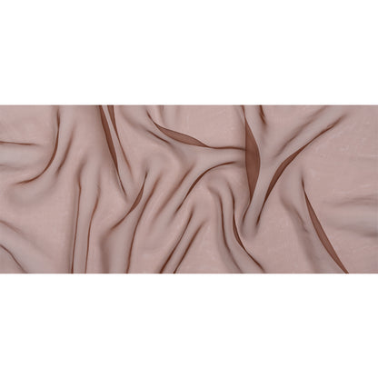 Famous Australian Designer Chocolate Lightweight Silk Organza Full