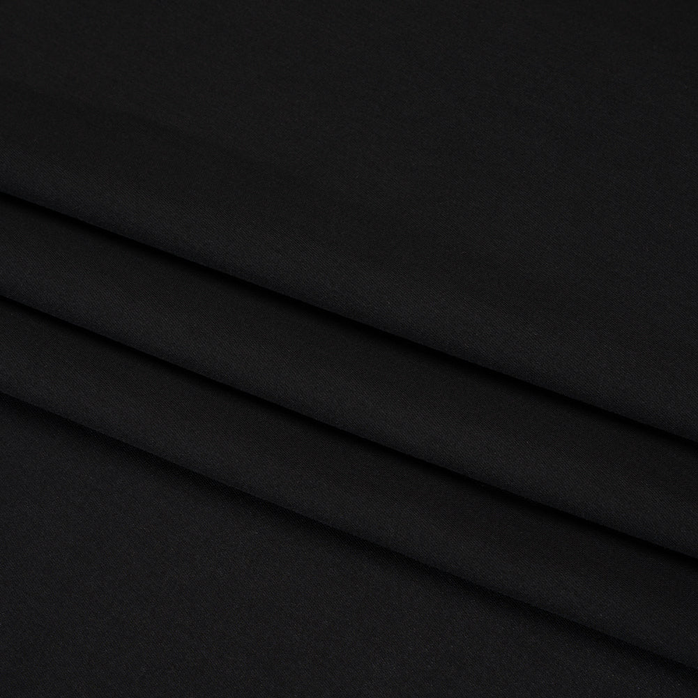 Famous Australian Designer Black Drapey Polyester Woven Folded