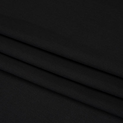 Famous Australian Designer Black Drapey Polyester Woven Folded