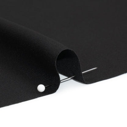 Famous Australian Designer Black Drapey Polyester Woven Detail