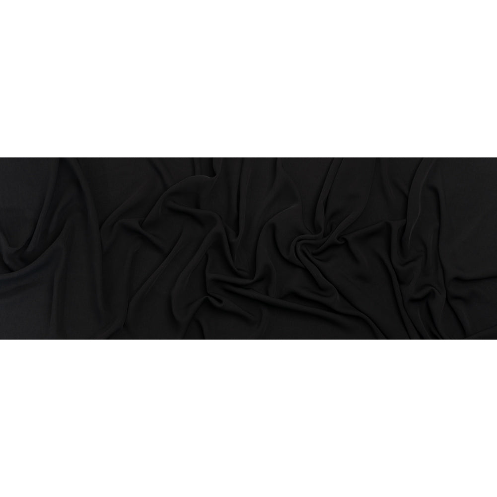 Famous Australian Designer Black Drapey Polyester Woven Full