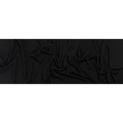 Famous Australian Designer Black Drapey Polyester Woven Full