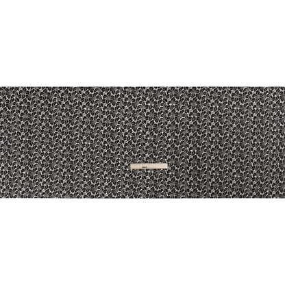 Famous Australian Designer Black and White Floral Rayon Crepe Drape