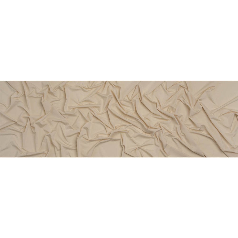 Famous Australian Designer Light Beige Stretch Polyester Jersey Full