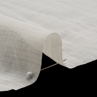 Famous Australian Designer Cream Lightweight Ramie Woven Detail