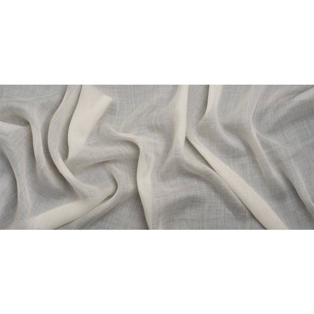 Famous Australian Designer Cream Lightweight Ramie Woven Full