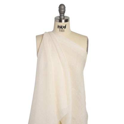 Famous Australian Designer Cream Lightweight Ramie Woven Drape