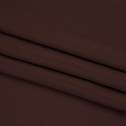Famous Australian Designer Chocolate Stretch Viscose Lining Folded