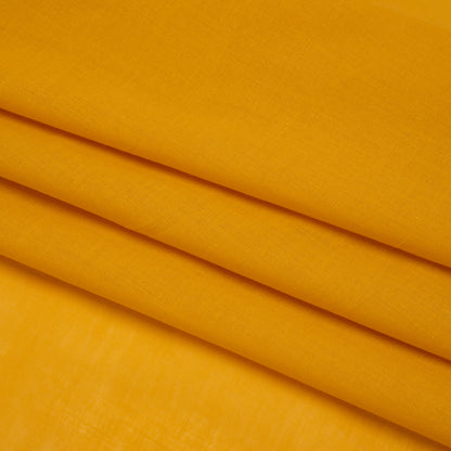 Famous Australian Designer Goldenrod Cotton Voile Lining Folded