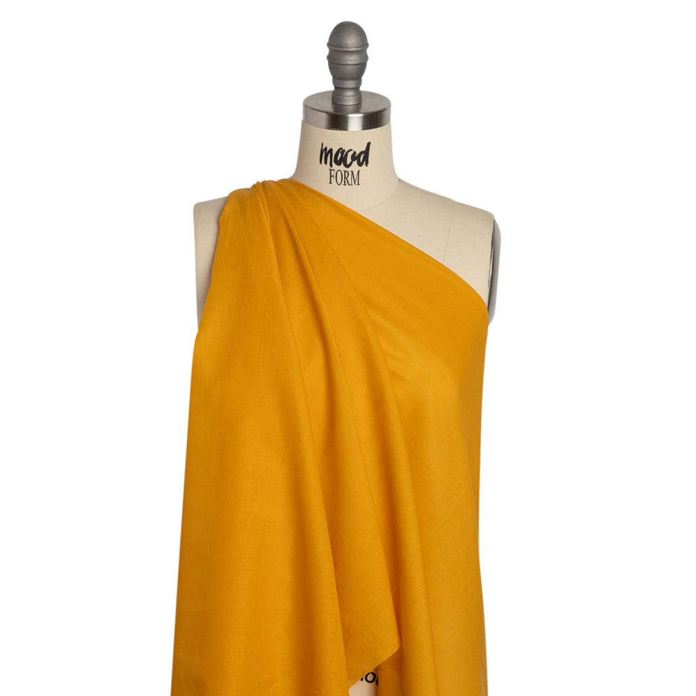 Famous Australian Designer Goldenrod Cotton Voile Lining Drape