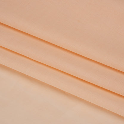 Famous Australian Designer Light Peach Cotton Voile Folded
