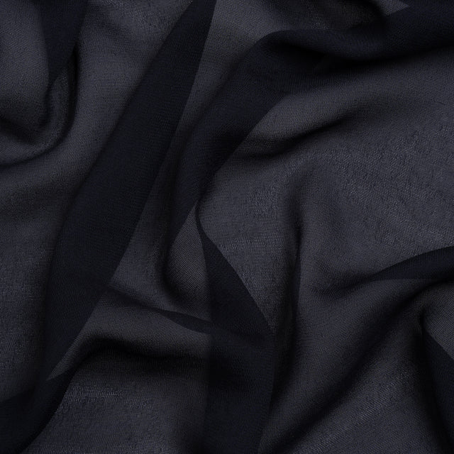 Famous Australian Designer Midnight Viscose Georgette