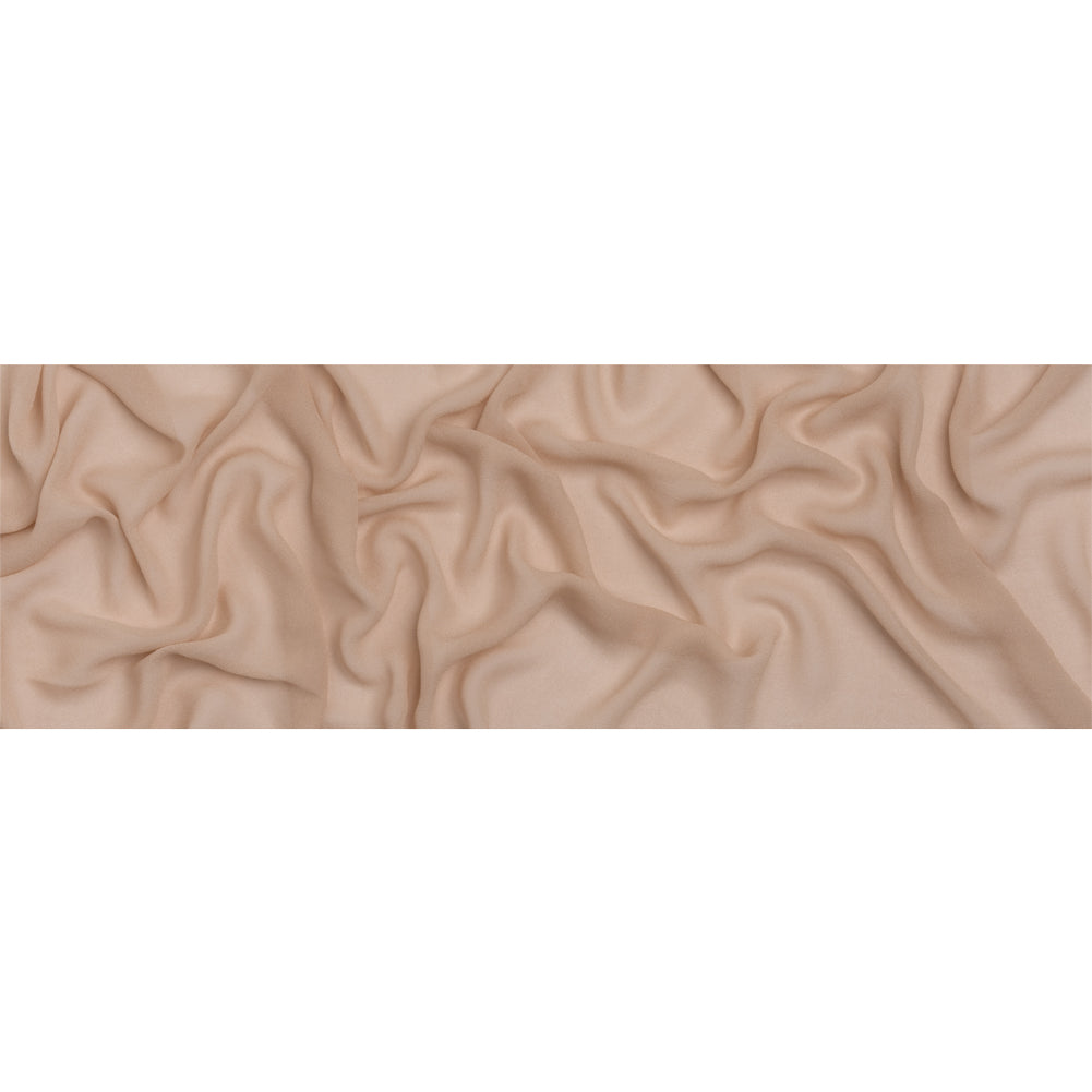 Famous Australian Designer Nude Viscose Georgette Full