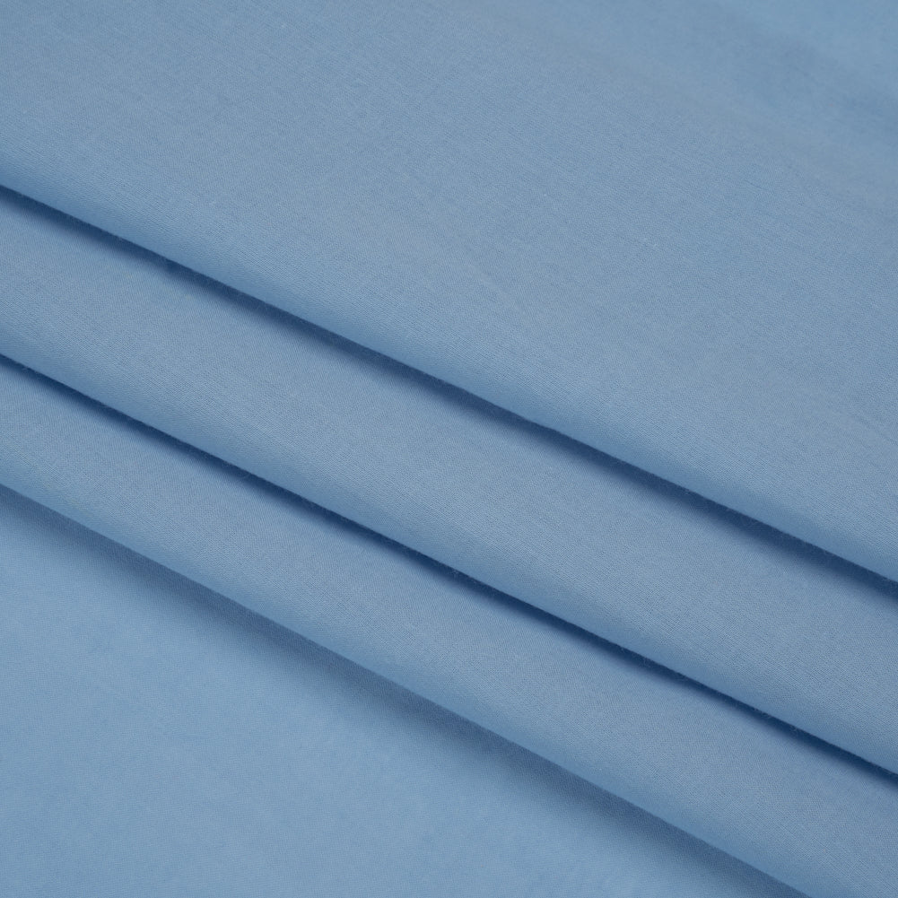 Famous Australian Designer Sky Blue Cotton Voile Folded