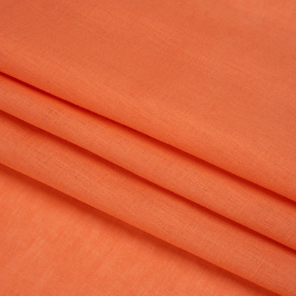 Famous Australian Designer Salmon Lightweight Linen Woven Folded