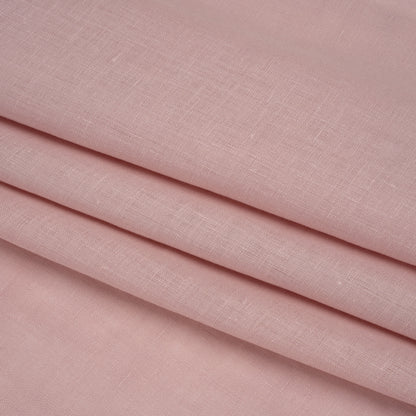 Famous Australian Designer Shell Pink Lightweight Linen Woven Folded