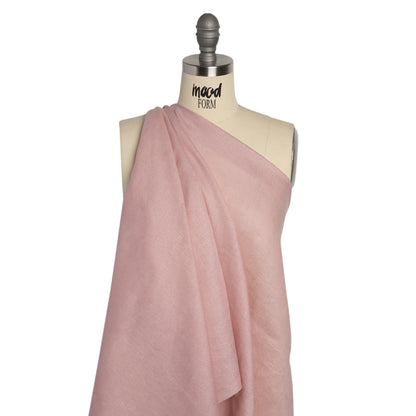 Famous Australian Designer Shell Pink Lightweight Linen Woven Drape