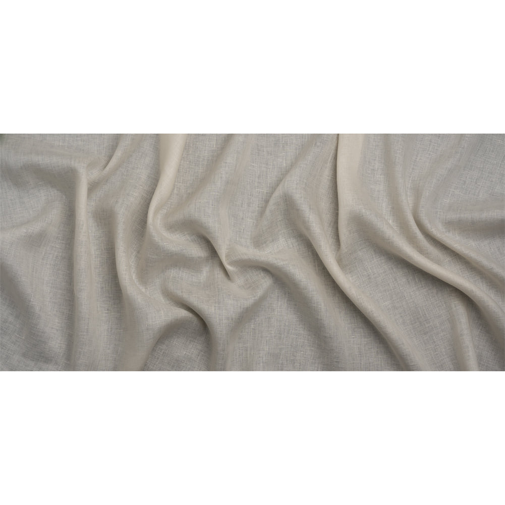 Famous Australian Designer Ivory Lightweight Linen Woven Full