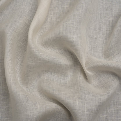 Famous Australian Designer Ivory Lightweight Linen Woven