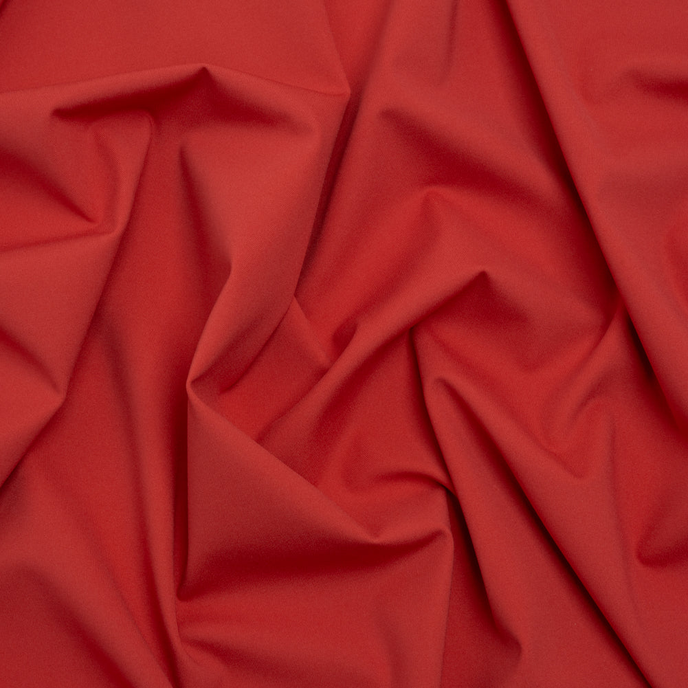 Famous Australian Designer Red Stretch Polyamide Interlock Knit