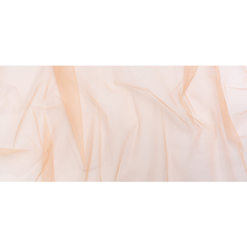 Famous Australian Designer Apricot Nectar Stiff Polyester Tulle Full