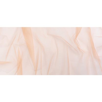 Famous Australian Designer Apricot Nectar Stiff Polyester Tulle Full