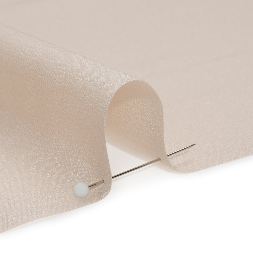 Famous Australian Designer Nude Silk Crepe de Chine Detail
