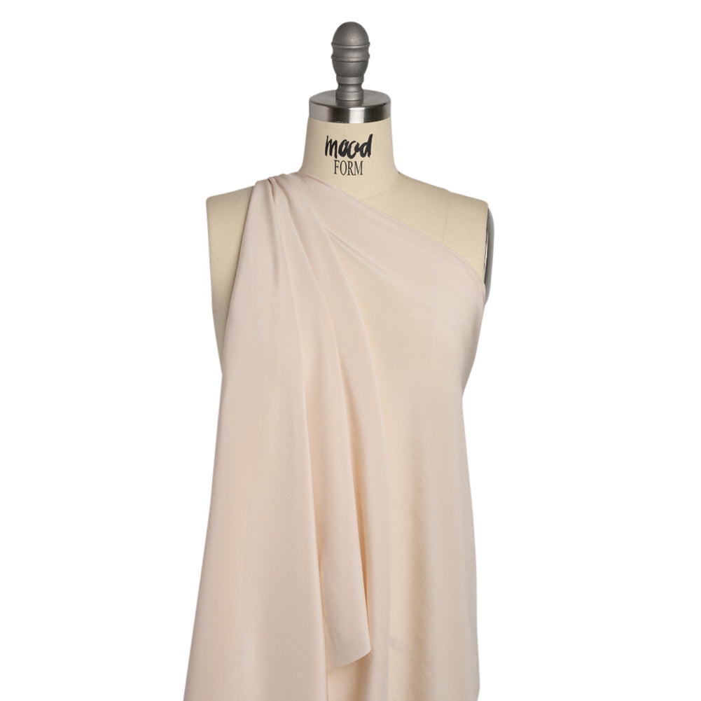 Famous Australian Designer Nude Silk Crepe de Chine Drape