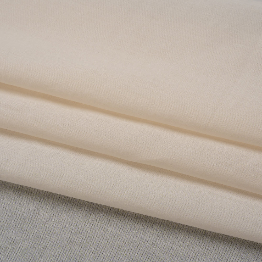 Famous Australian Designer Eggnog Cotton Voile Folded