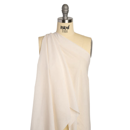 Famous Australian Designer Eggnog Cotton Voile Drape